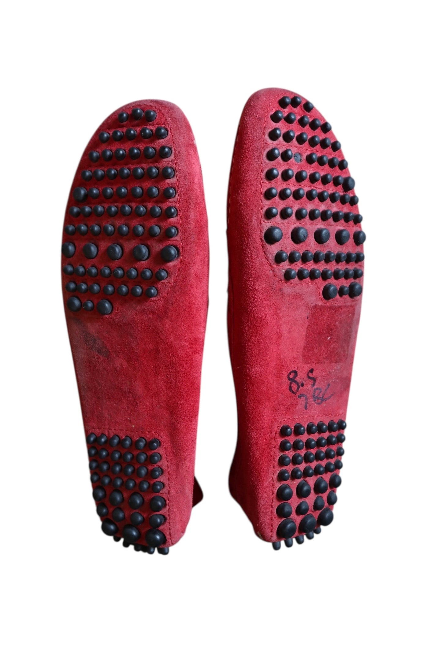 Manolo Blahnik red loafers (39)