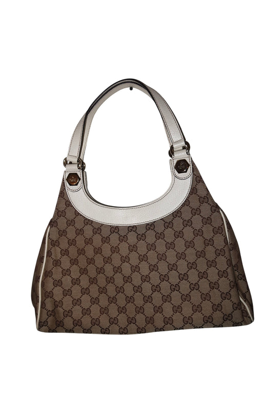 Gucci white Charmy GG bag