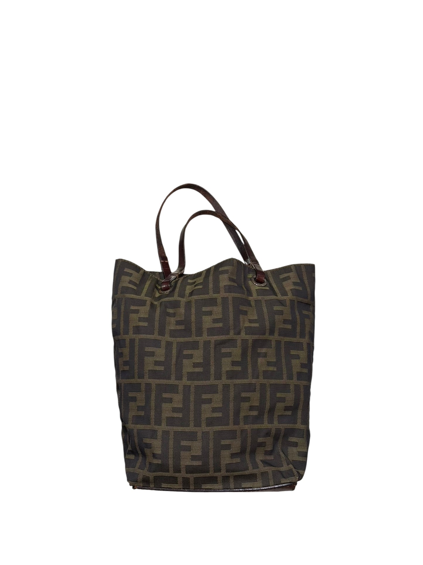 Fendi zucca canvas tote bag