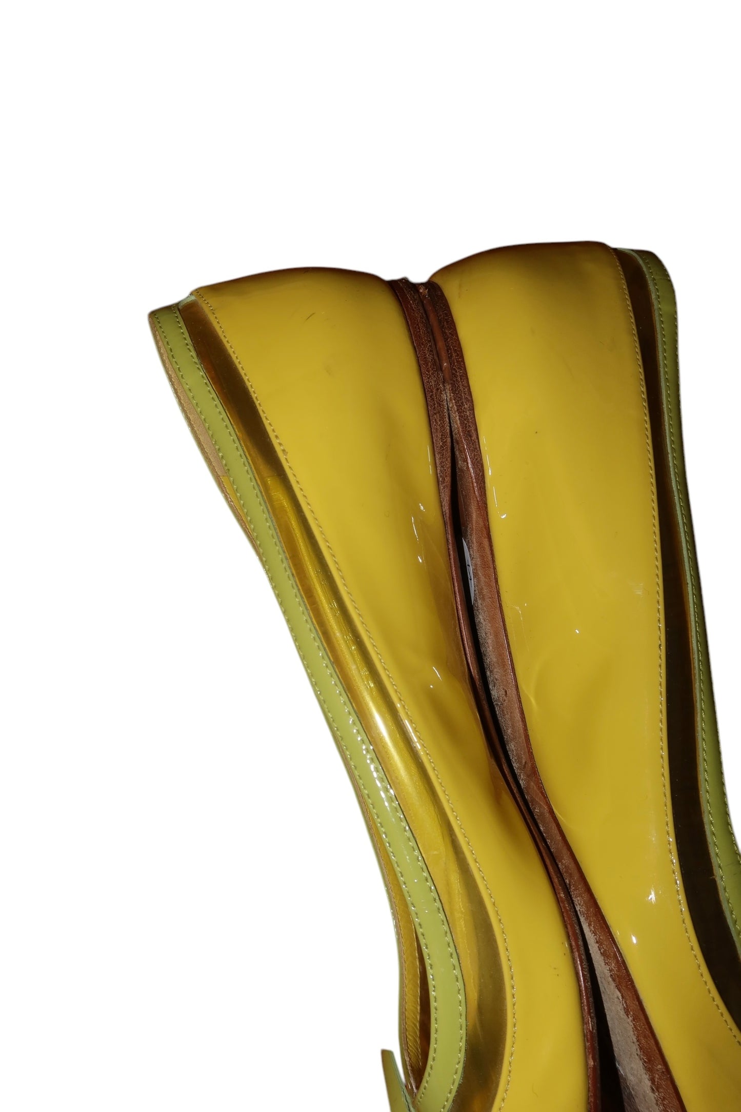 Dior yellow and green flats with bow detail (37)