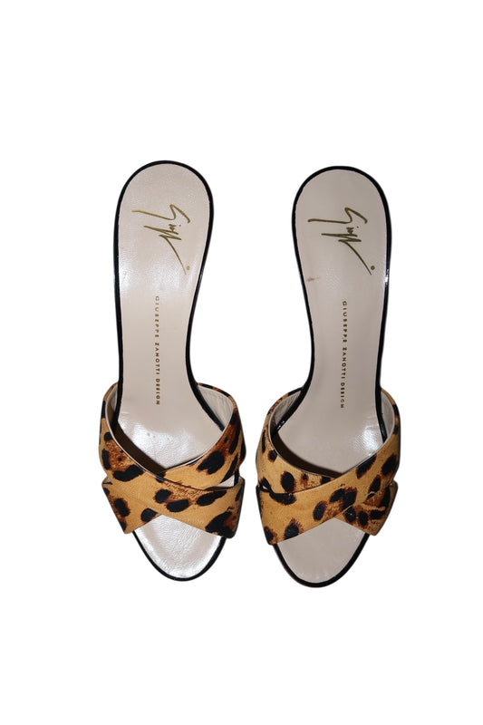 Giuseppe Zanotti leopard print mules (38)