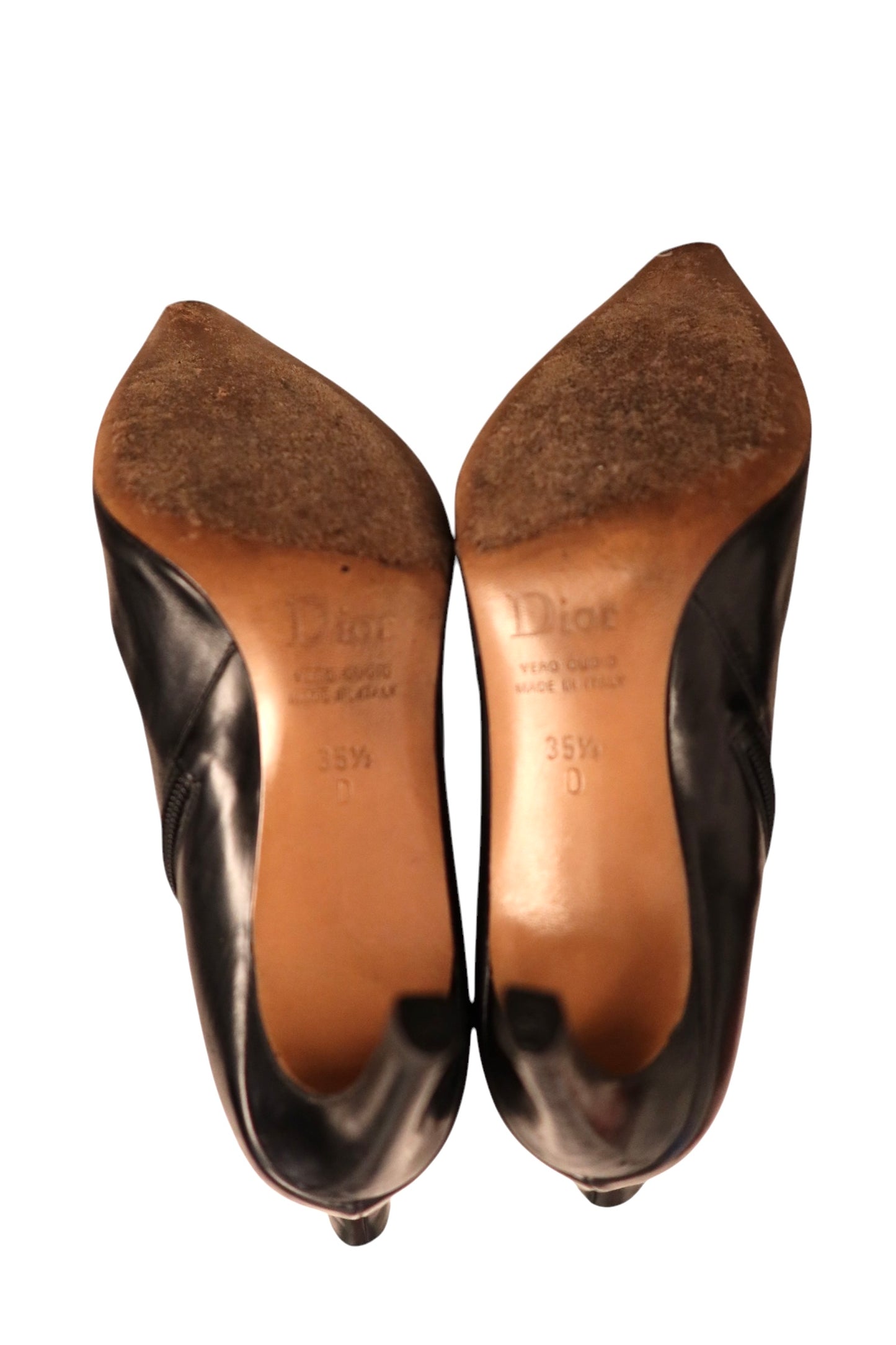 Dior black 2004 boots with silver buckle (35.5)