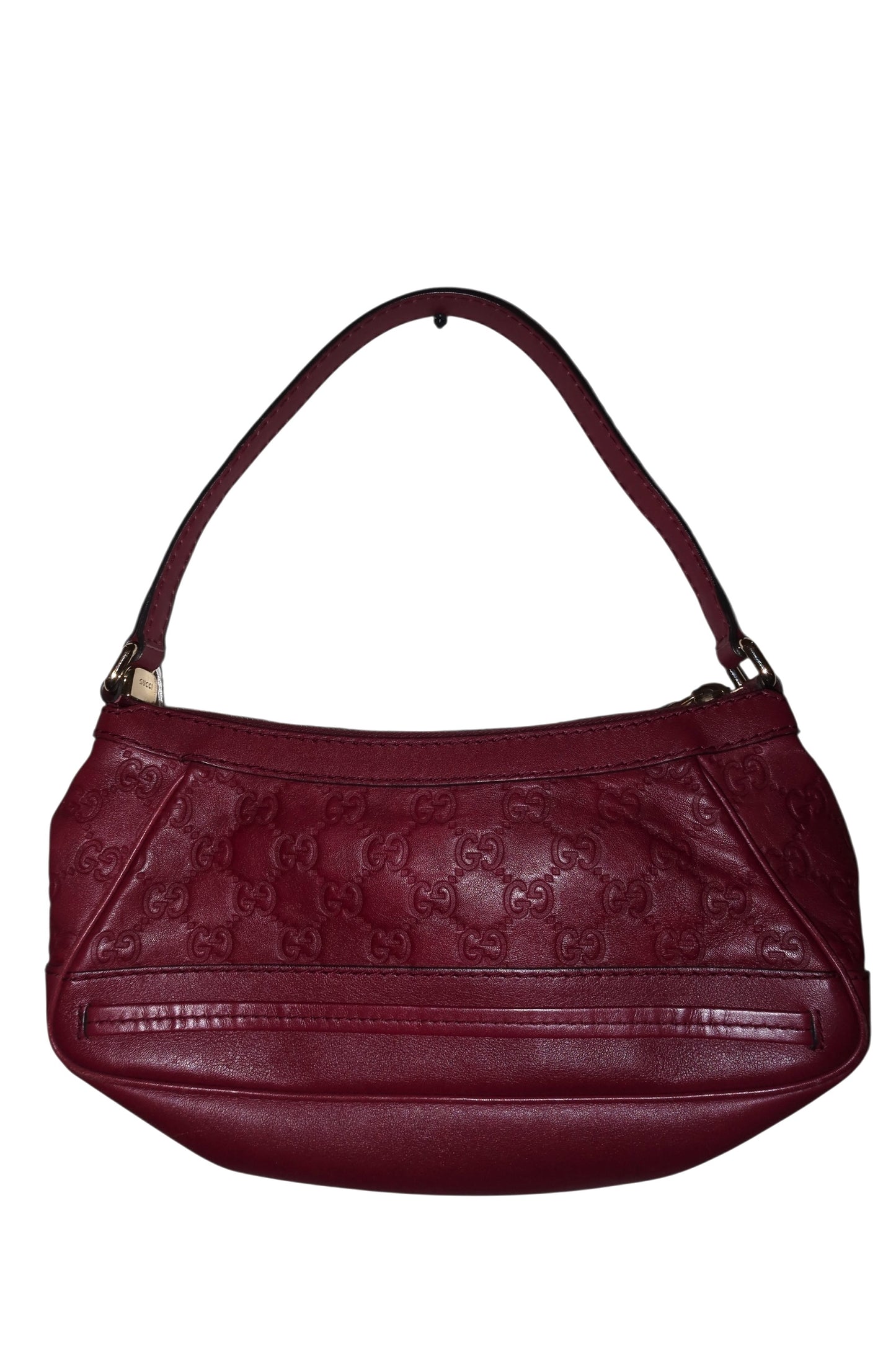 Gucci dark cherry red monogram shoulder bag