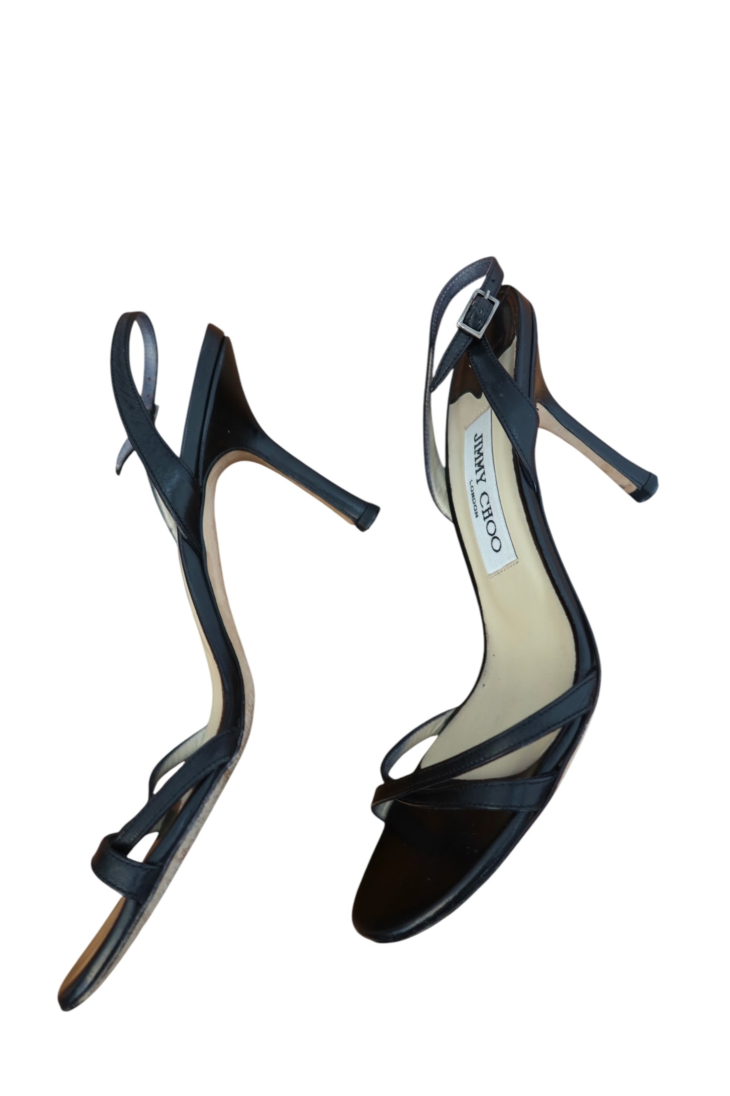 Jimmy Choo black slingback heels (37.5)