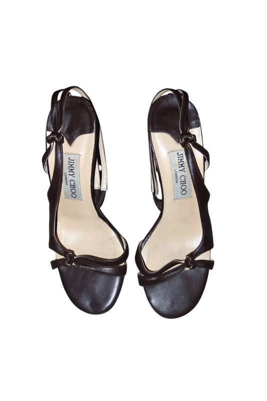 Jimmy Choo dark brown slingback heels (36.5)