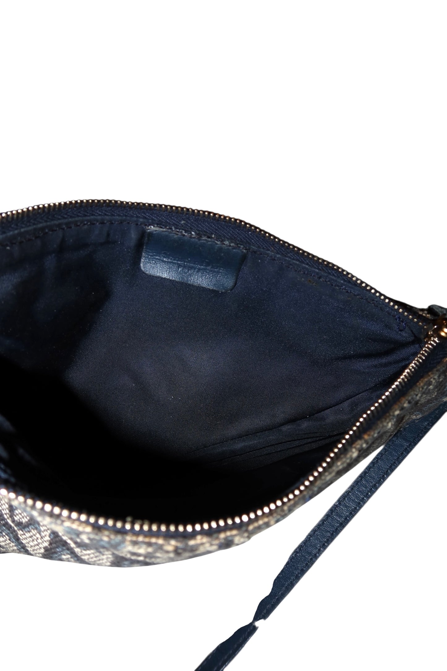 Dior blue diorissimo monogram saddle bag