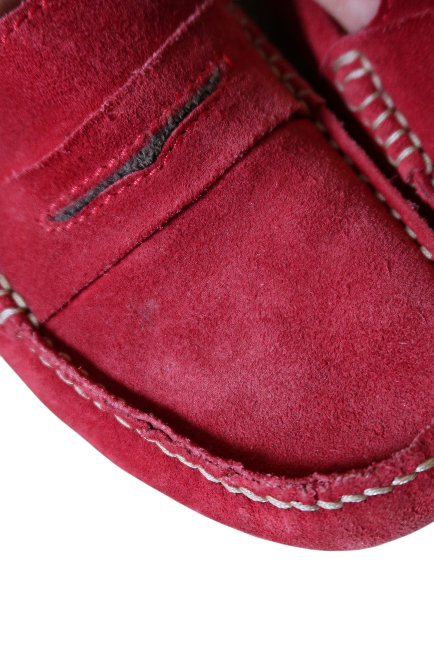 Manolo Blahnik red loafers (39)