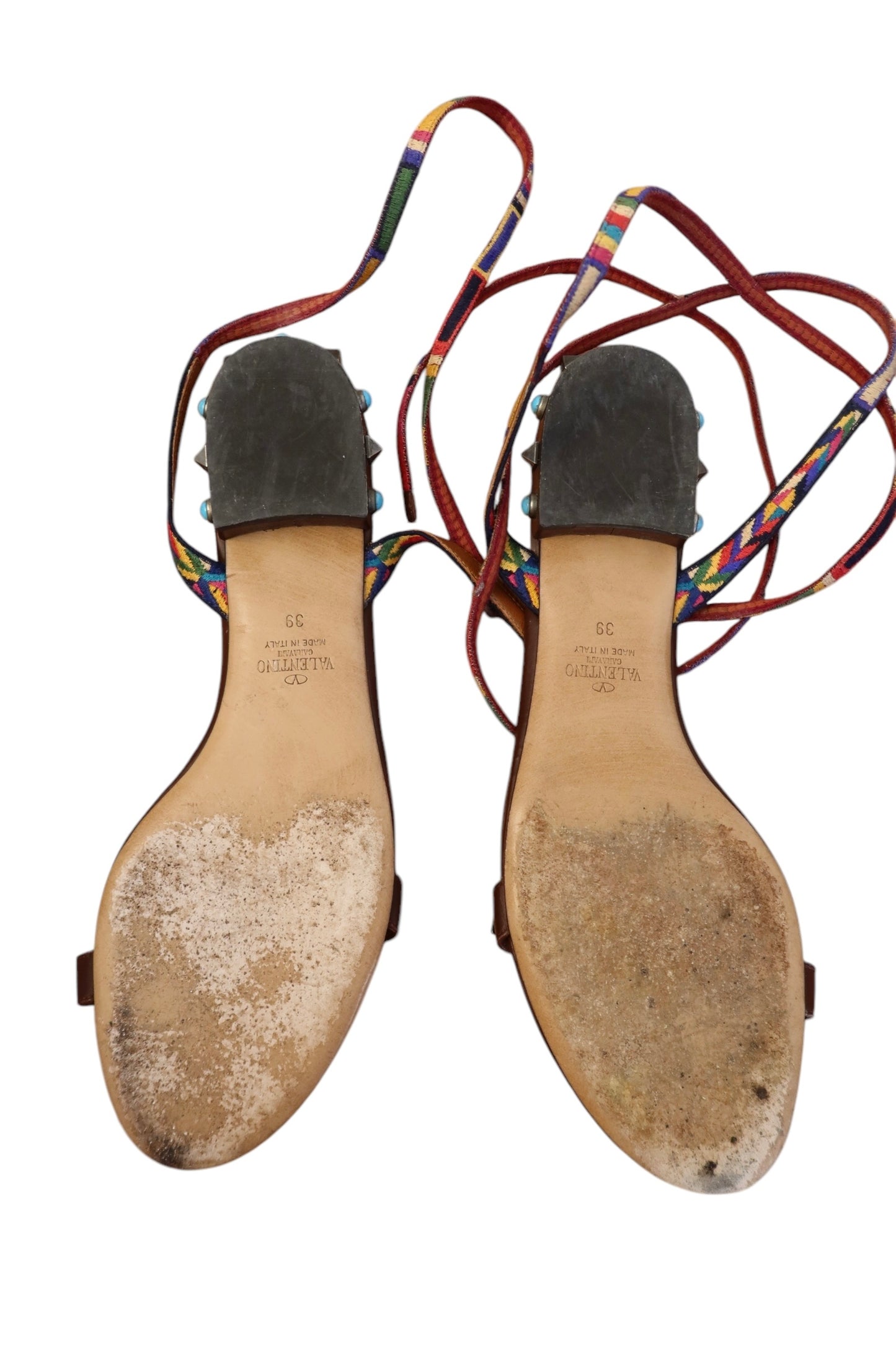 Sandali rockstud in stile azteco Valentino (39)