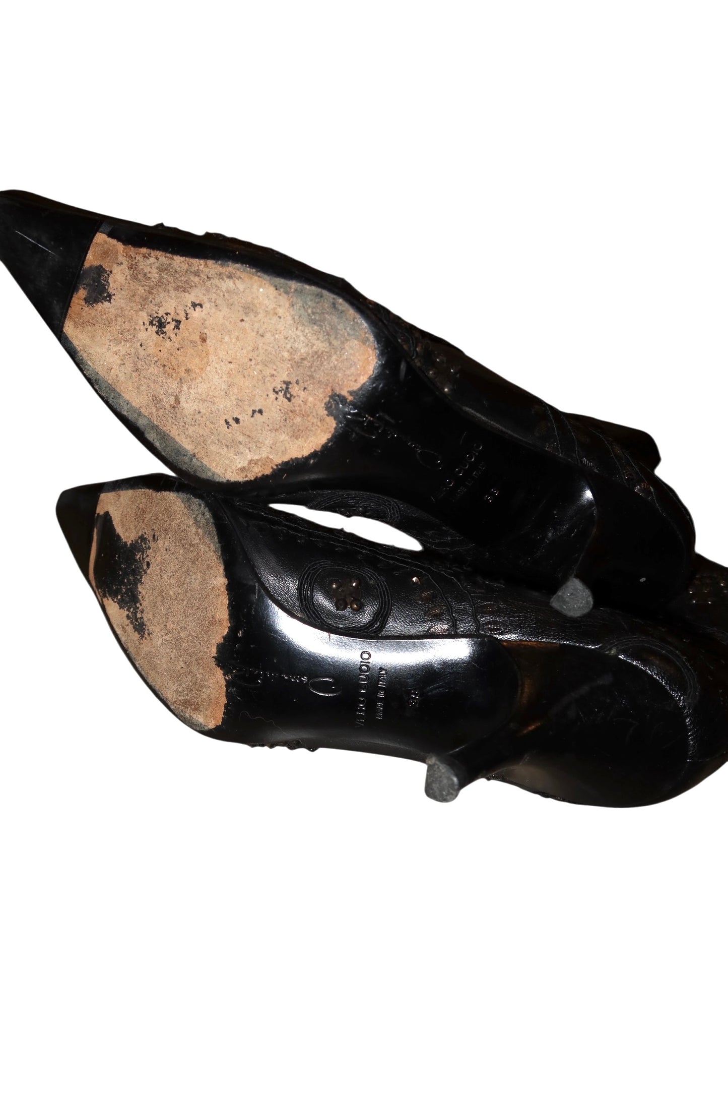 Oscar de la Renta black beaded booties (38)